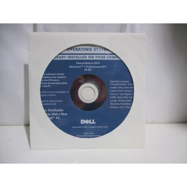 DELL Operating System Windows7 Professional SP1 32...