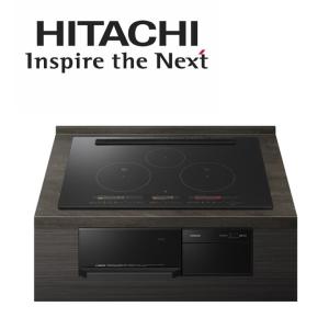 日立 HT-M150KTF(K) 幅60cm 3口IH IHクッキングヒーター 鉄・ステンレス対応 プレミアムブラック｜eco-love