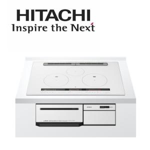 日立 HT-M300XTWF(W) 幅75cm 3口IH IHクッキングヒーター ダブルオールメタル対応  パールホワイト｜eco-love