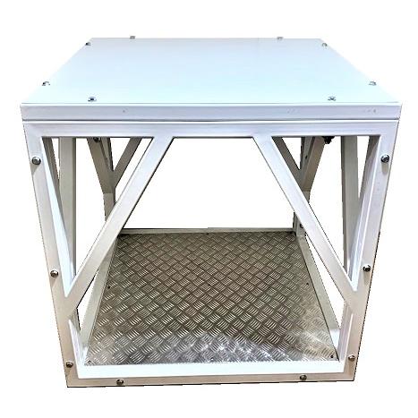 地震対策用　エコルート「耐震シェルター」　オール金属製　事業所用  耐荷重75トン