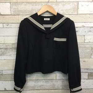 ELLE（エル） セーラー服 165A 黒 スリムシルエット ストレッチ ウール