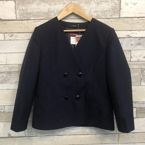 【新品未使用】ダブルイートン TOMBOW 紺 ウール15％ 上着 　小学生 中学生 高校生 女子制...