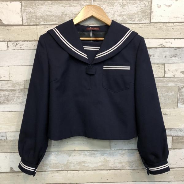 アウトレット品　在庫限り　ヒロミチナカノ　セーラー服　紺　2本ライン　ウール50％　ストレッチ　丸洗...