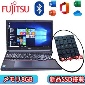 ノートパソコン i5 Windowsノート 富士通 A744 Corei5第四世代 DVD/テンキー...