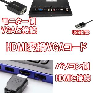 HDMI変換VGAコード VGAモニター接続 中...の商品画像