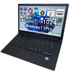 ノートパソコン windows11 NEC VK26シリーズ 大画面 高速新品メモリ+SSD搭載 wifi対応可 Bluetooth Windows11 MS office 2021 アウトレット 中古ノートパソコン｜eco-stage-japan