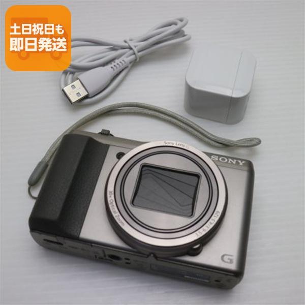 良品中古 DSC-HX50V Cyber-shot シルバー 即日発送 デジカメ SONY 本体 あ...