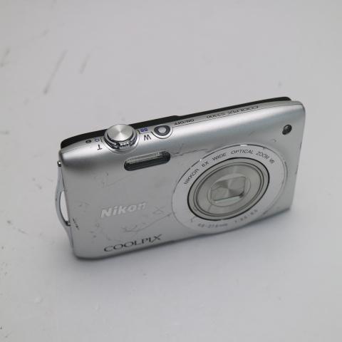 良品中古 COOLPIX S3300 クリスタルシルバー 即日発送 デジカメ Nikon デジタルカ...