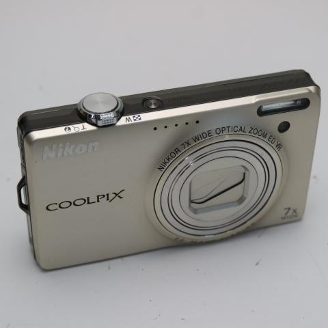 美品 COOLPIX S6000 シャンパンシルバー 即日発送 Nikon デジカメ デジタルカメラ...