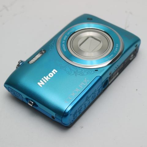 超美品 COOLPIX S3500 オリエンタルブルー 即日発送 デジカメ Nikon 本体 あすつ...