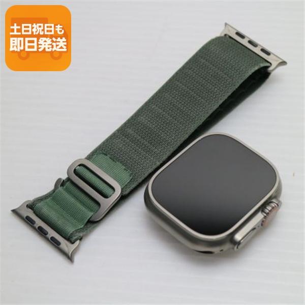 新品同様 Apple Watch Ultra 49mm GPS+Cellular セルラー チタニウ...
