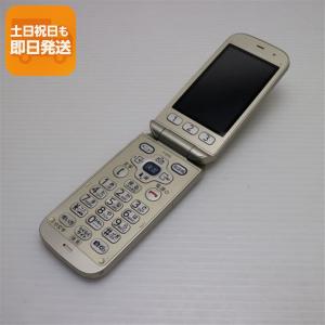 美品 F-01G らくらくホン ベーシック4 ゴールド 即日発送 ガラケー DoCoMo 富士通 本体 白ロム あすつく 土日祝発送OK