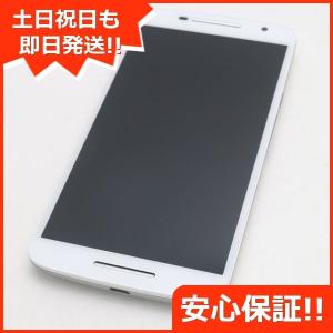 新品同様 SIMフリー Moto X Play ホワイト スマホ 即日発送 スマホ 白ロム 中古 モトローラ あすつく 土日祝発送OK