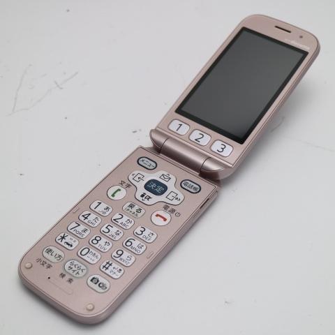 超美品 F-08C ピンク 即日発送 DoCoMo ガラケー FUJITSU らくらくホン 本体 白...