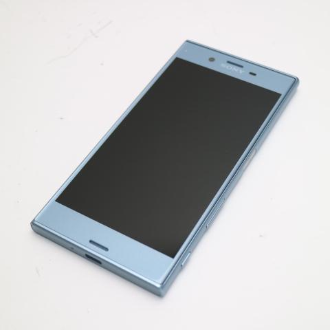 超美品 au SOV35 Xperia XZs ブルー 即日発送 スマホ SONY au 本体 白ロ...