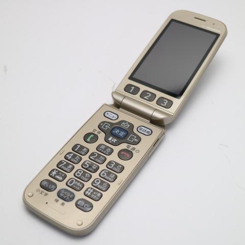 中古 F-08C ゴールド 即日発送 DoCoMo ガラケー FUJITSU らくらくホン 本体 あ...