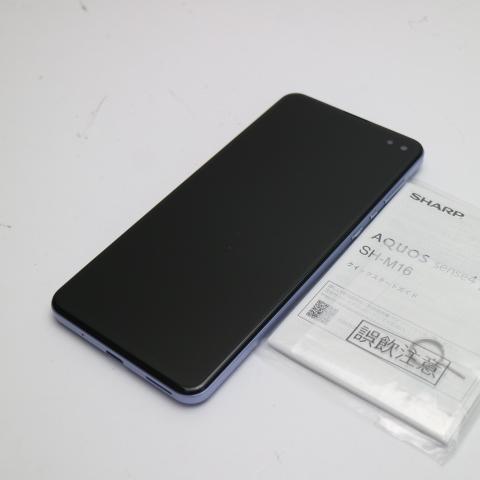 超美品 SIMフリー AQUOS sense4 plus SH-M16 パープル 即日発送 スマホ ...