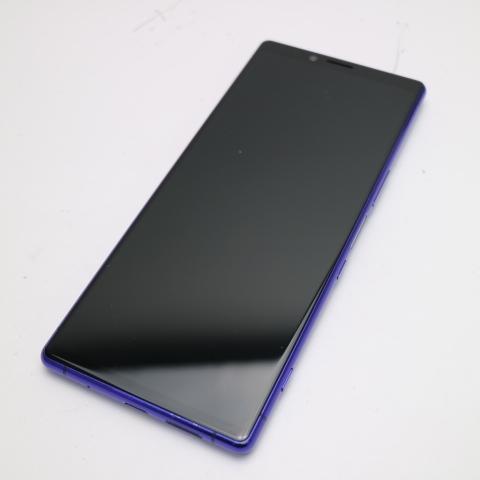 超美品 802SO Xperia 1 パープル スマホ 本体 白ロム 中古 あすつく 土日祝発送OK...