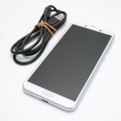 新品同様 SH-M08 AQUOS sense2 ホワイトシルバー スマホ 本体 白ロム 中古 あす...