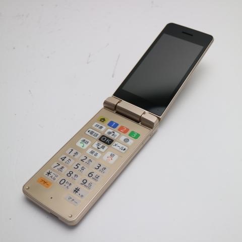 超美品 SOFTBANK かんたん携帯10 かんたん携帯10 ゴールド スマホ 本体 白ロム 中古 ...