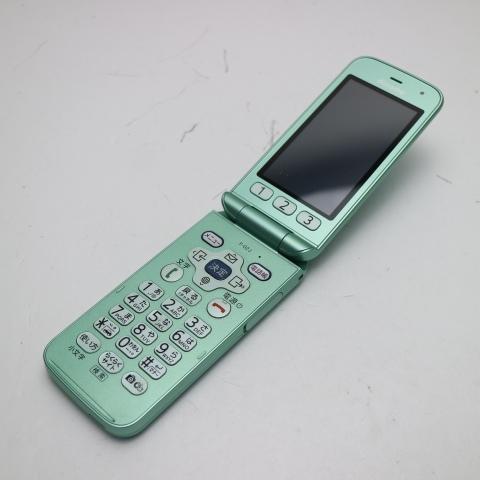 新品同様 F-02J らくらくホン ミントグリーン 即日発送 ガラケー DoCoMo 富士通 本体 ...