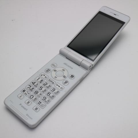 新品同様 P-01J P-smart ケータイ ホワイト 即日発送 ガラケー DoCoMo Pana...