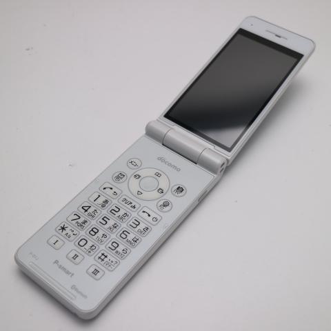 新品同様 P-01J P-smart ケータイ ホワイト 即日発送 ガラケー DoCoMo Pana...