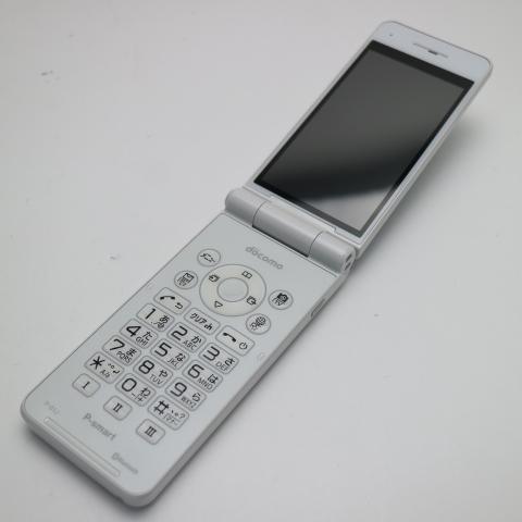 新品同様 P-01J P-smart ケータイ ホワイト 即日発送 ガラケー DoCoMo Pana...