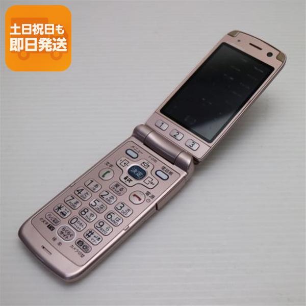 美品 F-09B らくらくホン7 ピンク 即日発送 DoCoMo ガラケー FUJITSU Fー09...