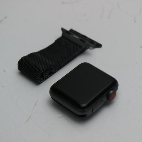 美品 Apple Watch series3 38mm GPS+Cellularモデル スペースグレ...