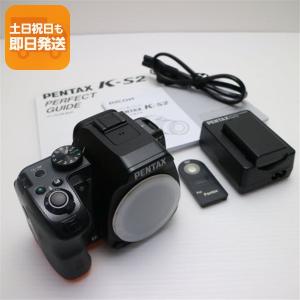 超美品 PENTAX K-S2 ボディ ブラック オレンジ 即日発送 一眼レフ RICOH 本体 あすつく 土日祝発送OK