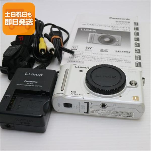 良品中古 DMC-GF1 ホワイト ボディ 即日発送 Panasonic LUMIX デジカメ 本体...