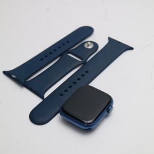 超美品 Apple Watch Series7 45mm GPS ブルー 本体 即日発送 土日祝発送OK あすつく