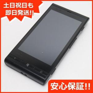 超美品 au IS12T ブラック 即日発送 au スマホ TOSHIBA Windows Phon...