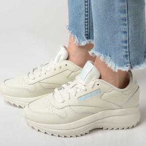 Reebok CLASSIC LEATHER SP EXTRA リーボック クラシック レザー エクストラ レディース スニーカー ベージュ 100009248｜eco-styles-honey