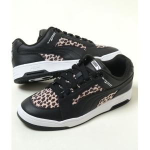 PUMA SLIPSTREAM LO RETRO ANIMAL プーマ スリップストリーム ロウ レトロ アニマル ブラック×ヒョウ柄 黒 メンズ スニーカー 390296-01｜eco-styles-honey