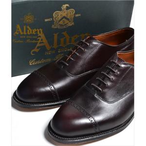 ALDEN #905　オールデン ストレートチップ（CAP TOE）Perforated Strai...