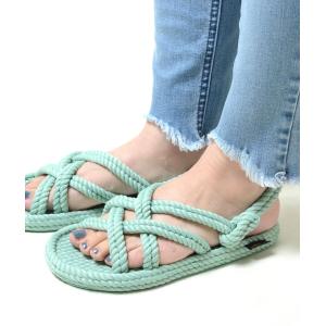 BOHONOMAD BODORUM WOMEN ROPE SANNDAL ボホノマド ボドルム ウーマン ロープ サンダル レディース ミント グリーン 緑 boho0120｜eco-styles-honey