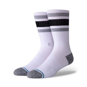 STANCE  BOYD ST Socks スタンス ソックス ホワイト 白 靴下 ストリート スケーター スケート ユニセックス メンズ レディース boydst-whi｜eco-styles-honey