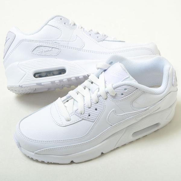 NIKE AIR MAX 90 LTR (GS) レディース スニーカー オールシーズン ホワイト ...