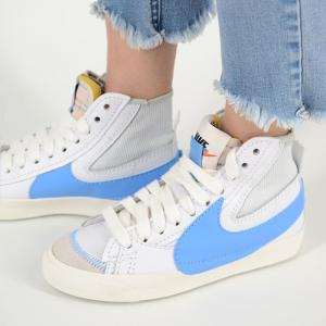 【新品未使用タグ箱付き】ナイキ ブレーザー MID '77 ジャンボ白×青 Nike Blazer '77 Jumbo Mid White University Blue for Sale