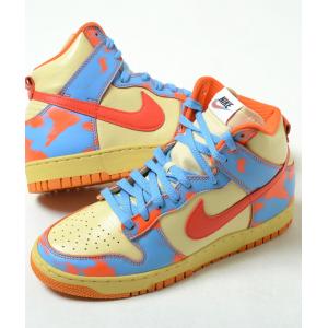 NIKE DUNK HIGH 1985 SP ナイキ ダンク ハイ 1985 SP オレンジｘブルー 青 メンズ スニーカー dd9404-800｜HONEY