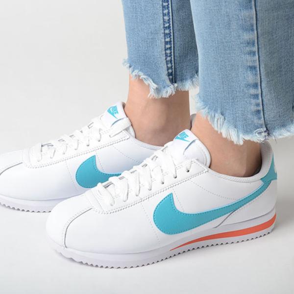 NIKE CORTEZ ナイキ コルテッツ レディース スニーカー オールシーズン ホワイト dm4...