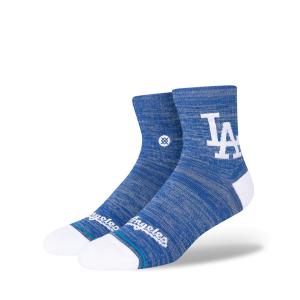 STANCE DODGERS TWIST QTR Socks スタンス ドジャーズ ツイスト QTR ソックス メンズ ローヤル ブルー 青 靴下 ストリート スケーター スケート バスケット dodg｜eco-styles-honey