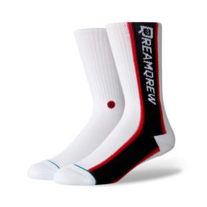 STANCE スタンス Socks ソックス DREAM QREW 19 メンズ Qias Omar ホワイト 靴下 ストリート スケーター スケート バスケット dreamqrew19-whi｜eco-styles-honey