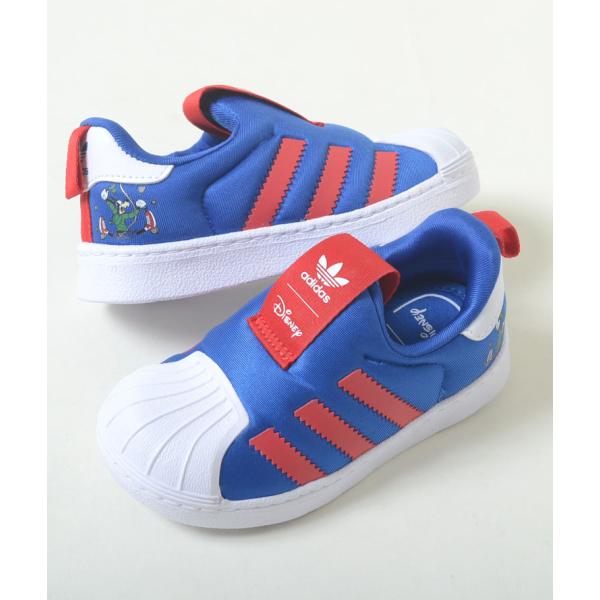 【12cm-16cm】adidas SST 360 I アディダス スーパースター 360 I ブル...