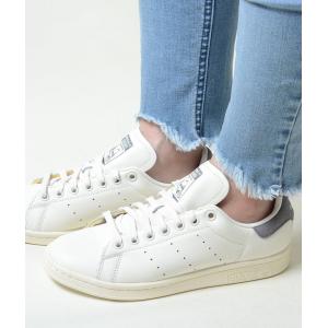 adidas Stan Smith アディダス スタンスミス コアホワイト×グレー 白 レディース スニーカー gy0028｜eco-styles-honey