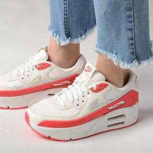 NIKE AIR MAX 90 LV8 ナイキ エアマックス レディース スニーカー ホワイトレッド hf5073-133