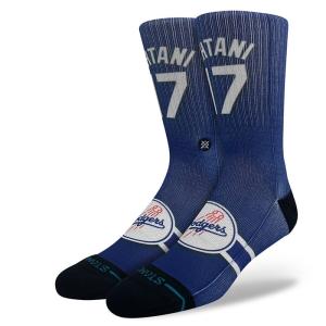 STANCE JERSEY OHTANI 2 Socks スタンス MLB 大谷 ユニセックス ソックス ブルー jerseyohtani2｜eco-styles-honey