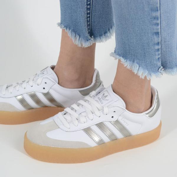adidas SAMBAE W アディダス サンバ ウィメンズ レディース スニーカー ホワイトシル...